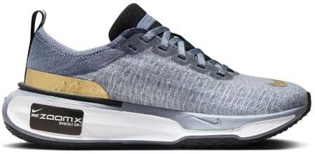 Nike WMNS ZOOMX INVINCIBLE RUN FK 3, Ashen Slate/Mtlc Gold, 6 EUA