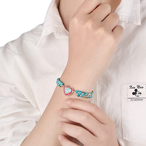 Gifts For Friends Female To My Best Friend Bracelet Soulmate Friend Gifts For Birthday Christmas Valentine's Day Memorial Day Graduation Boho Natural Jasper Stone Beads Wrap Bracelets For Women #TOP1