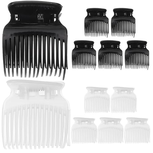 Hemobllo 12 Pinzas para Sujetar el Rizador de Pelo de Abs Portátiles Rápido Peinado, Accesorios Cabello Ideales para Salones y Viajes