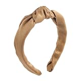 RACHEL ROY Headbands for Women, Fashion Boho Headbands Top Knotted With Rhinestones Elastic Workout