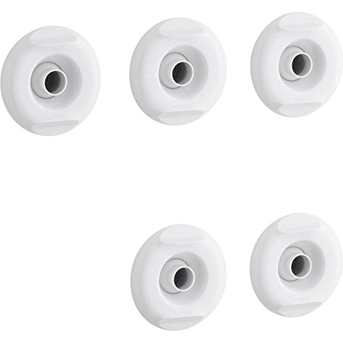 Kit de acabado universal Kohler K-9695-0 para ducha eléctrica con cinco chorros, acabado blanco miniatura 1
