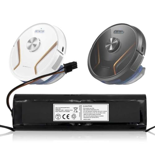 Upgraded 7200mAh Battery for RoboVac X8 Series (X8, X8 Hybrid, X8 Pro) - Upgraded 14.4V Li-ion Replacement - Longer Runtime - Compatible with Original Charger