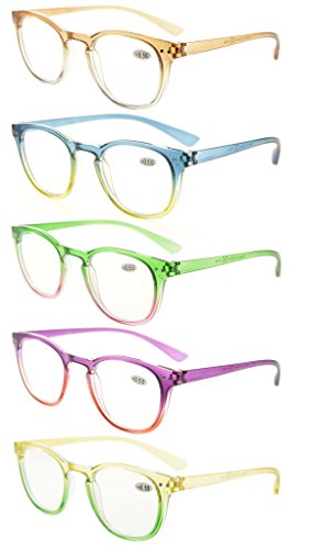 Eyekepper 5 Pack moda lettori occhiali da lettura
