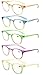 Eyekepper 5 Pack Fashion Readers Womens Reading Glasses (One for each color, +2.00)