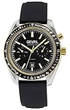 gevril columbus circle  Gevril Orologio Analogico Automatico Uomo con Cinturino in Gomma 49006R