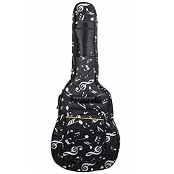 YLiansong-home Sac Guitare Acoustique Sac à Guitare Folklorique de 41 Pouces Oxford Tissu Épaissie Sac de Guitare Épaule… - Les Beatles, Paul McCartney, John Lennon, RIngo Starr, George Harrison