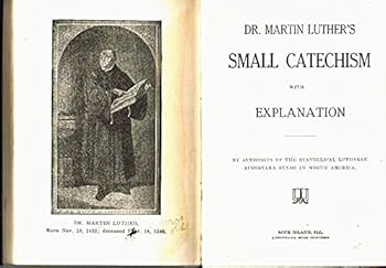 Hardcover Bible History and Dr. Martin Luther's Small Catechism Book