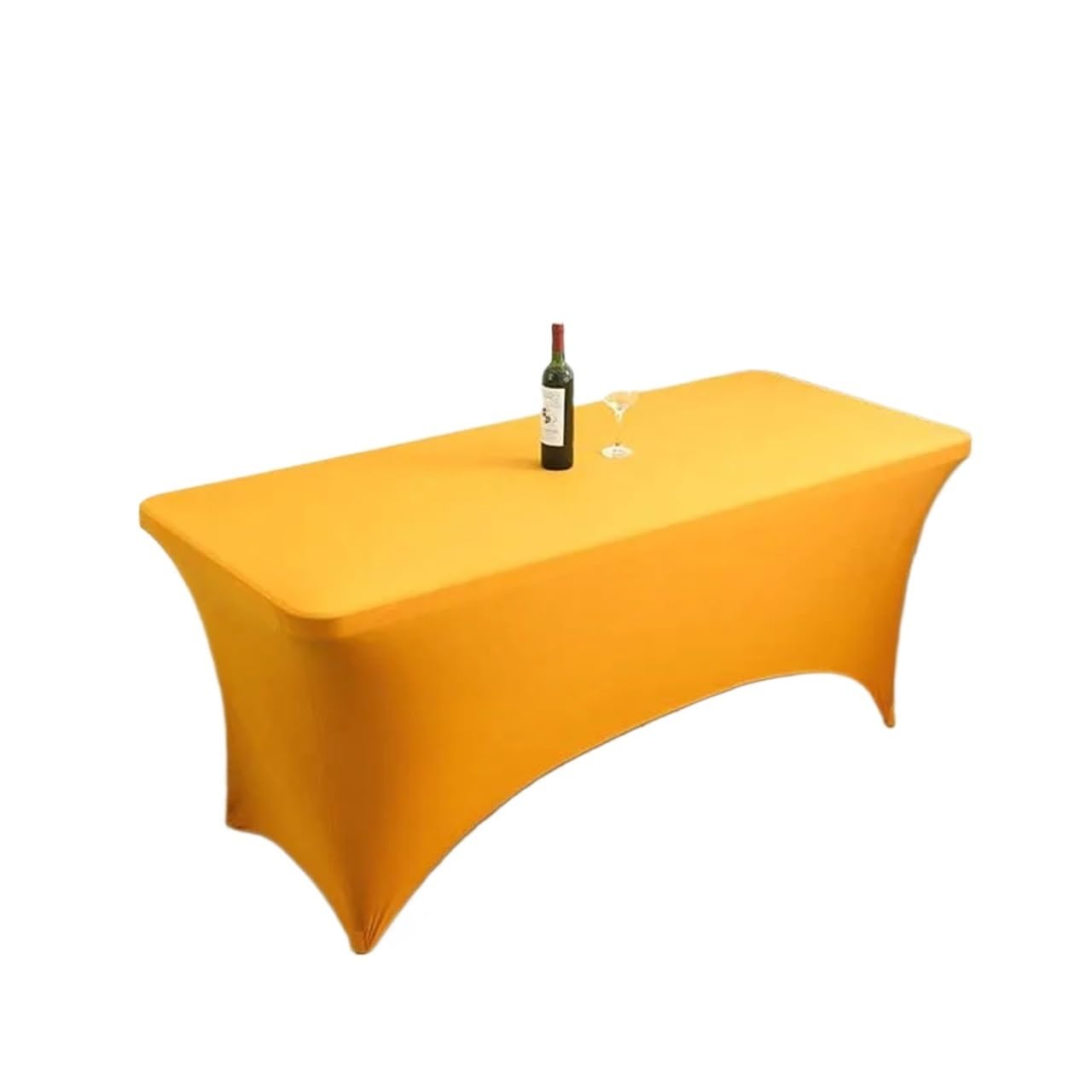GCYEIDMA Elastic Beer Table Cover Elastic Hollow out Thiened Tablecloth for Meeting And Wedding Banquet Rectangular Bar Counter Cover(Color 16,5ft (152 * 76 * 76cm) 0.5kg)