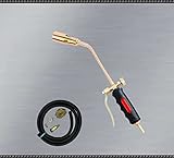 A propane torch can be used for a variety of purposes, such as melting ice, welding. It has a 4-foot