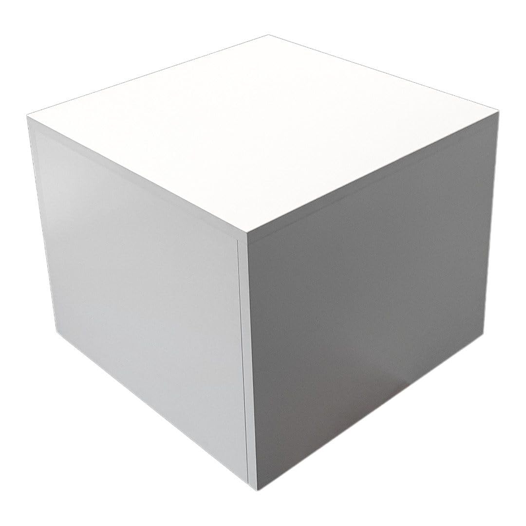 Mannequin Display Pedestal Stands, Bridal Shop Square Plinth Raiser Table, Party Event Decor Platform Base Stands For Model Jewelry Display Home Boutiques. (500x500x400mm)