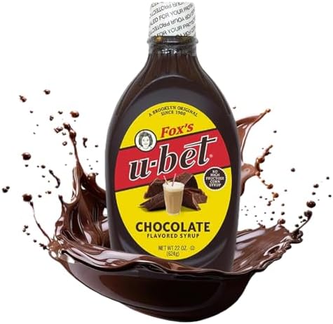 FOX'S U-BET Chocolate Syrup, Brooklyn Original, Kosher, 22 oz