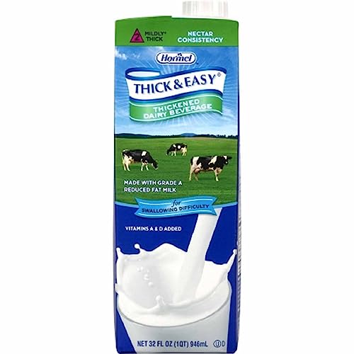 Thick & Easy Dairy Thickened Beverage 32 Oz. Carton Milk Flavor Ready To Use Nectar Consistency, 73625 - Case Of 8 #TOP27