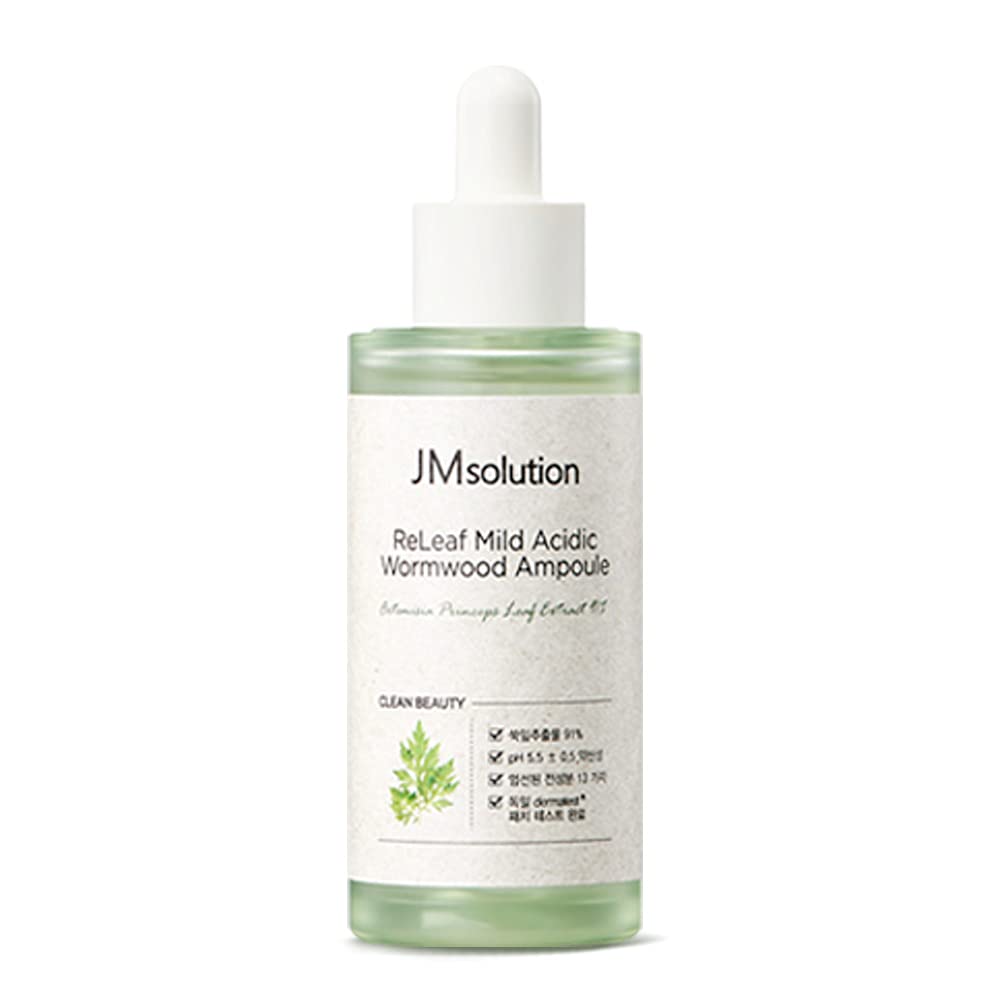 JM Solution Relief Mild Acidic Wormwood Ample (1.7 fl oz (50 ml) Korean Cosmetics