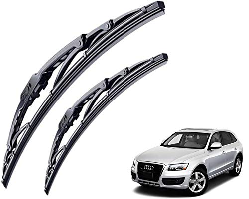 Image of WolkomHome High Performance OE Car Wiper Blade Replacement set of 2 Pc Right 24 inch Left 20 inch for Audi Q3