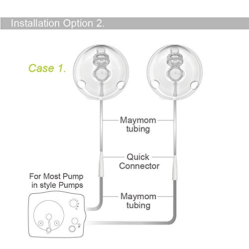 Kit de tubos Maymom compatible con Freemie y Medela miniatura 4