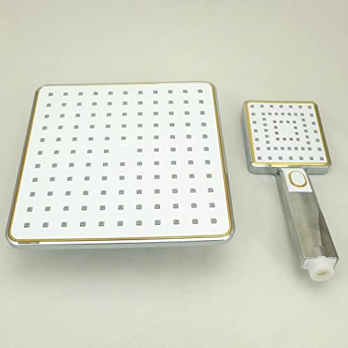 Ensemble de douche anti-calcaire en ABS avec bouton de commutation rapide