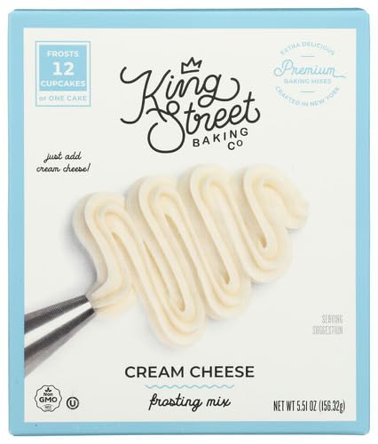King Street Bak icing frosting mix cream cheese 5.5 oz (Pack of 12)