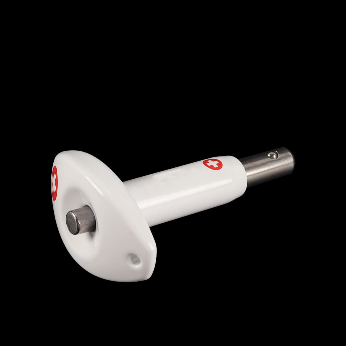 HUBa Estrattore di Cuscinetti in Acciaio Inox per Ruote da Skate, Pattini a rotelle, Longboard, profondità di rimozione 8 mm, Bianco