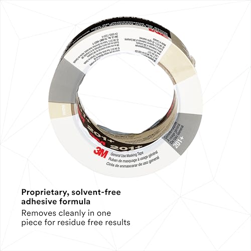 Image of 3M 73112-case Paper Tape 200 Tan, 144 mm x 55 m, 4.4 mil (Pack of 8)