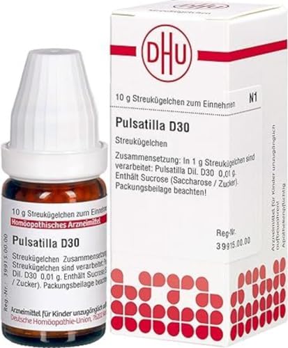 DHU Pulsatilla D30 Streukügelchen, 10 g Globuli