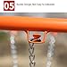 Karlak Heavy Duty Basketball Chain Net Replment Galvanized Iron Basket Net