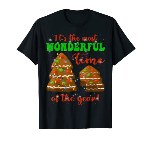 Little Christmas Tree Cake The Most Wonderful Time of Year Camiseta