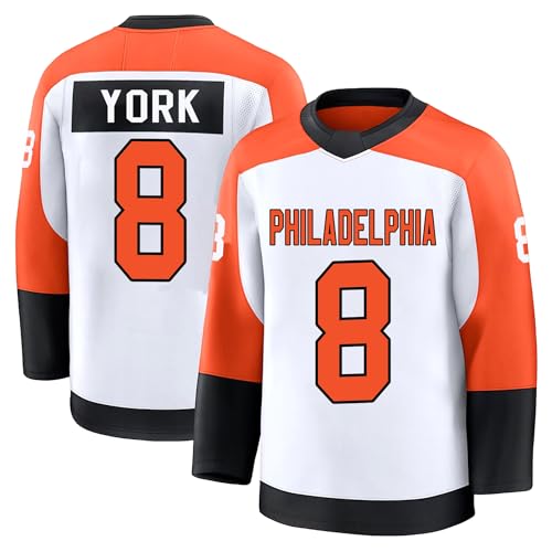 Cam York Jersey Mens/Women/Youth Stitched for Sports Fan White No Brand/Logos