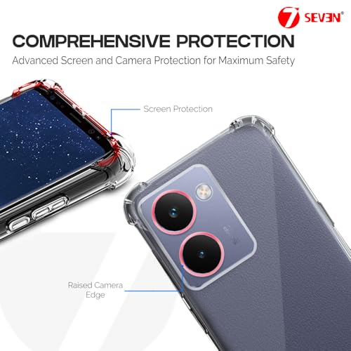 Image of 7SEVEN Back Cover for Realme P3 Ultra 5G Transparent Mobile Back Case Shock Proof Design Camera Edges Protection Crystal Clear Phone Case Silicon Soft TPU and Flexible Bumper Phone Cover