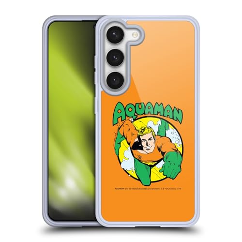 Funda Aquaman Samsung S23 carcasa gel DC Comics suave