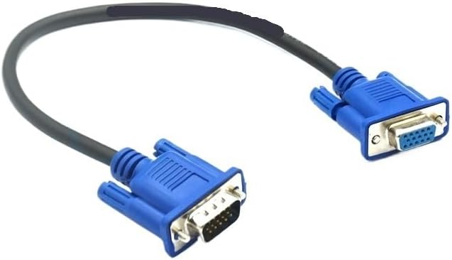 15Pin D-Sub Short Video Cable VGA Male to Male & Female Extended line 30cm 300CM 1.5m 5m for Computer TV Projector Monitor(VGA Male-Female,5m)