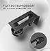 EaseLife Sliding Barn Door Bottom Floor Guide,Adjustable Roller,Wall Mount System,Flush Flat Bottom Design,8 Assemble Setup Options,Fit All Size Door,Black
