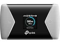 TP-Link M7650 mobiler WLAN Router (4G/LTE bis zu 600Mbit/s Download/ 50Mbit/s Upload, Hotspot, Cat11, 3000mAh Akku, LCD Display, kompatibel mit Allen europäischen SIM Karten)