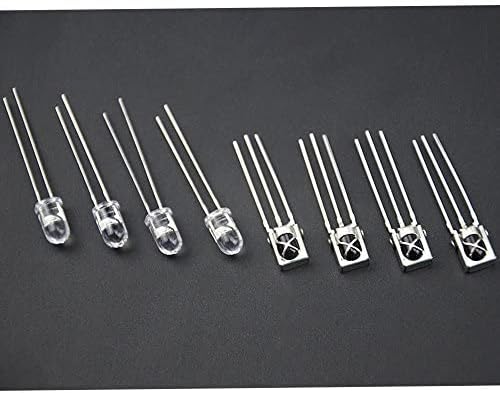 BGTXINGI 100PCS 50 Pairs 5mm Infrared Diode LED 940nm IR Emission and Receiver (Three Legs)