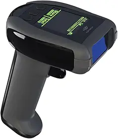 Leitor de codigo de barras C3Tech LB-W400BK 1D/2D sem fio 2.4GHz + Bluetooth, Tecnologia Cmos, Painel LCD de controle, Compatível com Windows, Android, Linux, MacOS