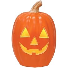 12" Light Up Pumpkin Decoration