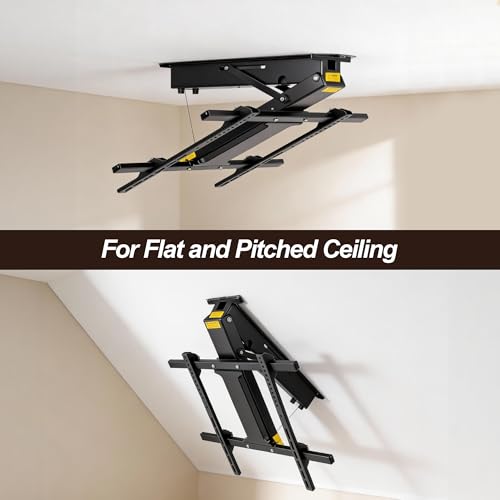 Fromann TV Wall Mount with Remote, Electric Adjustable Flip Down CeilingTV Mount Motorized Ceiling Bracket for 32 to 70 inch Screen by Fromann - Image 5