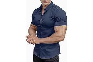 Men's Muscle Fit Dress Shirts: Enhance Your Physique