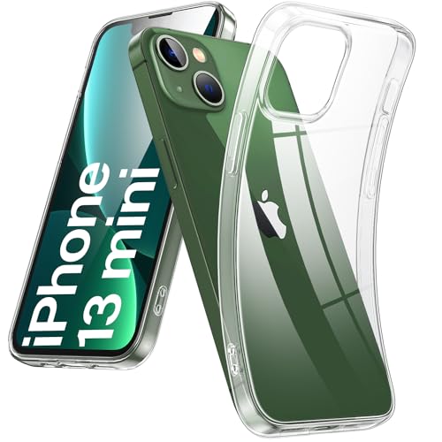 DOSMUNG Custodia iPhone 13 Mini Silicone Trasparente