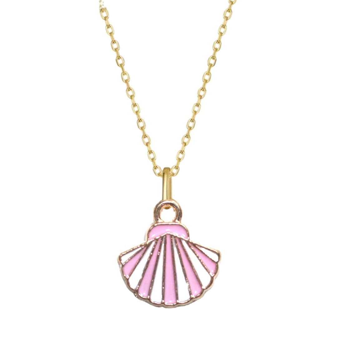 Rack Jack Y2K Charm Pendant - Sea Shell - Pink
