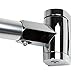LDR 163 6332 Exquisite Adjustable Curved Shower Curtain Rod, Adjusts from 36-inches to 61-inches, Chrome