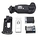 DSTE Pro IR Remote MB-D14 Vertical Battery Grip + 2X EN-EL15 Compatible with Nikon D610 D600 SLR Digital Camera