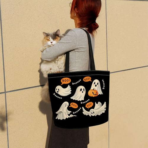 Bolsa Tote Reutilizable Boo Spooky para Compras miniatura 2