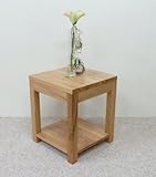 Beistelltisch Kernbuche massiv Naturbelassen Colonia Maße : 45x45x45cm hoch. Maßanfertigung ! Auch in Wildeiche,Buche,Erle und Kirschbaum zu bekommen !