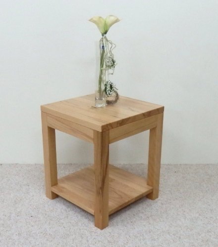 Martin Weddeling Beistelltisch Kernbuche massiv Naturbelassen Colonia Maße : 45x45x45cm hoch. Maßanfertigung ! Auch in Wildeiche,Buche,Erle und Kirschbaum zu bekommen !