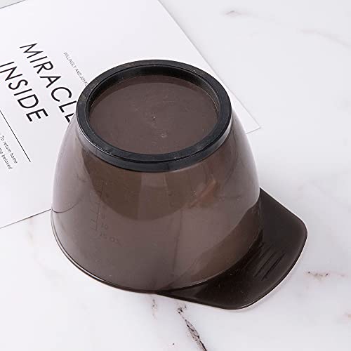 GSHLLO 4 PCS Plastic Hair Color Bowls Mixing Tint Bowls Hair Dye Tinting Bowls Hair Coloring Dyeing Tools for Salon Hairdressing
