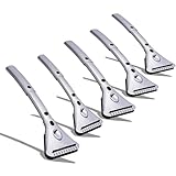 ZONETECH Heated Car Window Ice/Snow Scraper Extendable Auto Windshield Heated Scraper with LED Light,12V Electric Scraper Heating, 5pcs Car Ice Scraper Snow Removal Stocking Stuffer