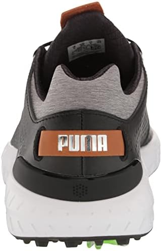 PUMA GOLF Men's Ignite Articulate Leather Golf Shoe, Puma Black-Puma Silver, 10 | Image 2
