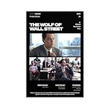 The Wolf of Wall Street Movie Poster Canvas Poster Bedroom Decor Landscape Office Room Decor Gift Unframe-style-312x18inch(30x45cm)
