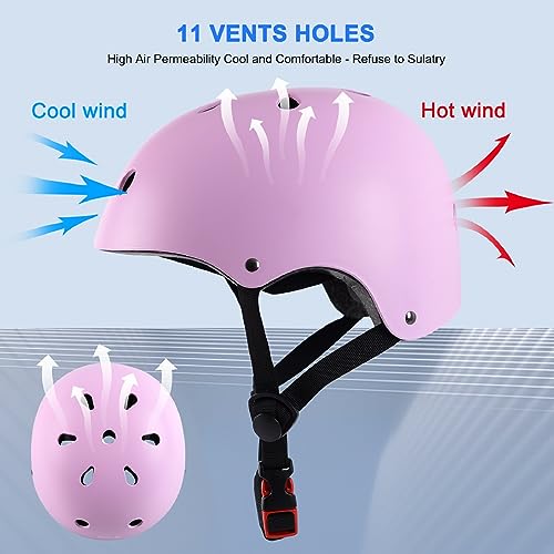 Bavilk Kids Bike Helmet,Boys Girls Helmet Multi-Sport Helmet for Skateboard Roller Inline Skating Bicycle Scooter 3 Sizes
