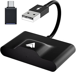 Adaptador sem fio Android Auto para carros Android fio fábrica OEM Plug & Play Configuração fácil AA rels Android Converte Android fio para sem fio